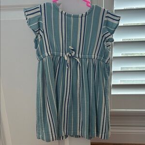 Hanna Andersson Blue and White Striped Dress